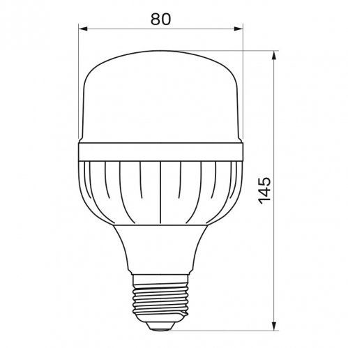 Світлодіодна лампа Titanum A80 20W E27 6500К TL-HA80-20276