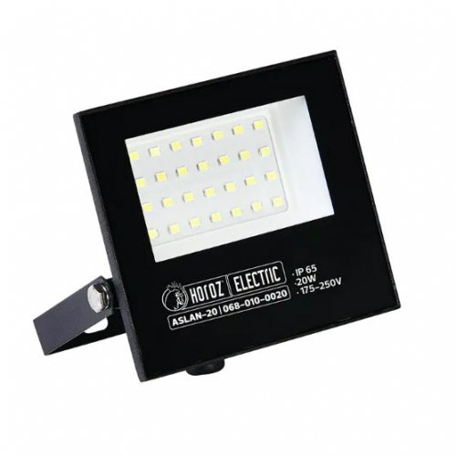 LED прожектор Horoz ASLAN-20 20W 2700K IP65 068-010-0020-030
