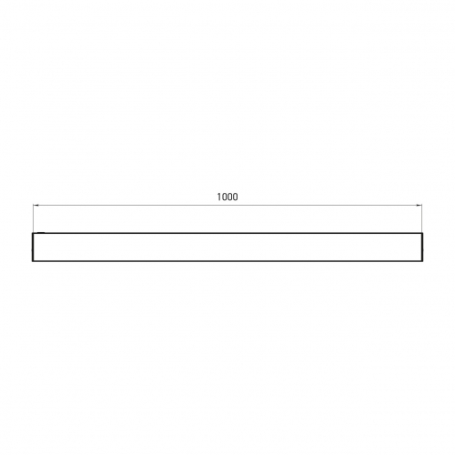 LED светильник влагозащищенный Eurolamp линейный 35W 3000-5000К IP40 Nice Light-35