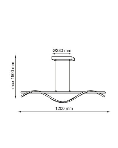 LED светильник Goldlux Rumba 23W 4000K 3600Lm 331076