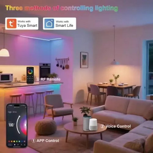 Диммер Prolum Mesh Wi-Fi 4-Zone 5-24V 15A TUYA HomeLink 404028