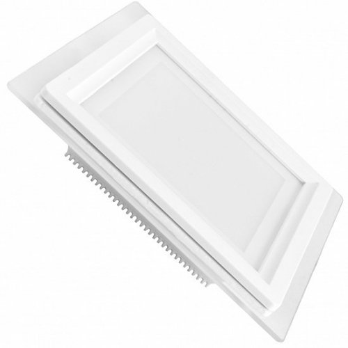 LED cветильник Eurolamp 6W 4000K квадрат LED-DLS-6/4(glass)