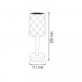 Настольная LED лампа аккумуляторная Horoz WANDA 3CCT 1W белая 3000/4500/6000К 050-005-0001-010