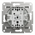 Перемикач одноклавішний самозажимний Schneider Asfora Алюміній EPH0400161
