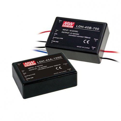 Драйвер светодиода Mean Well 44.8W 21~64V 700мА IP20 LDH-45B-700W