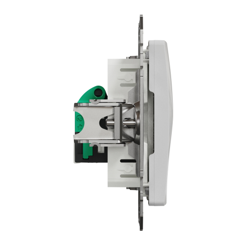 Розетка комп'ютерна Schneider Sedna Design RJ45 кат.5е UTP алюміній SDD113451