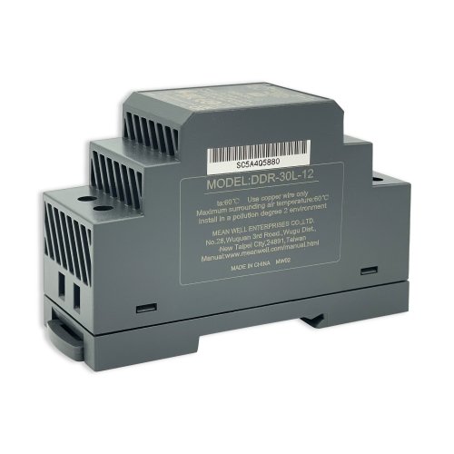 Изолированный DC/DC-преобразователь Mean Well на DIN-рейку 30W 2.5A 12V DDR-30L-12