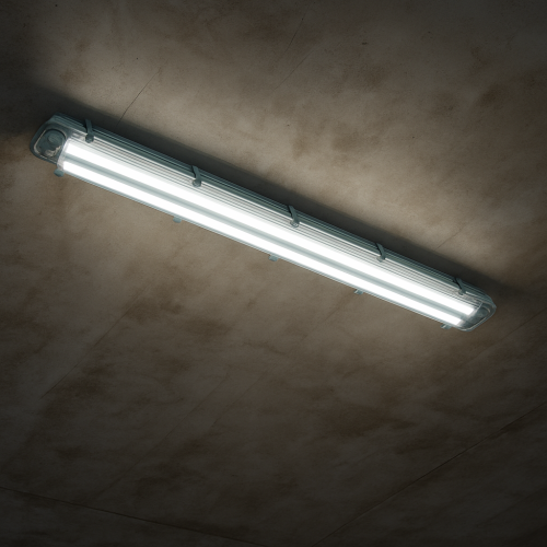 Корпус світильника Євросвітло під LED лампу 2x1200мм LED-SH2-40-1 IP65 000059918
