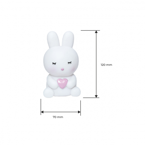 Настільна LED лампа Eurolamp Rabbit Light 4.5W 2700К на батарейках NL-4,5W/27(RL)