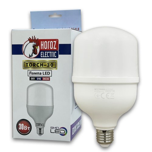 Світлодіодна LED лампа Horoz TORCH 30W E27 6400K 001-016-0030-012
