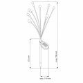 LED светильник садово-парковый Goldlux Fiorini на солнечной батарее 3000K IP44 325549