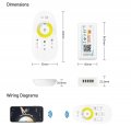 Димер Prolum ССТ 18A 5-24V Wi-Fi TUYA TOUCH HomeLink для світлодіодної стрічки 404012 Димер Prolum ССТ 18A 5-24V Wi-Fi TUYA TOUCH HomeLink для світлодіодної стрічки 404012