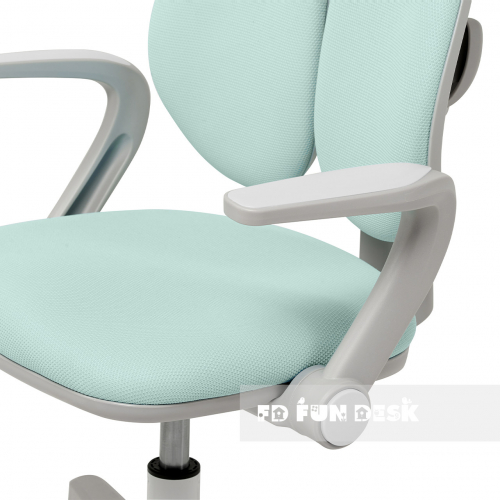 Детское эргономичное кресло FunDesk Mente Dark Green с подлокотниками 57655654