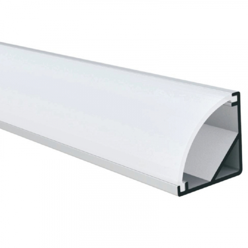 Комплект LEDBOX S профиль угловой алюминиевый анод. LP-SL054 с рассеивателем 17811-17812