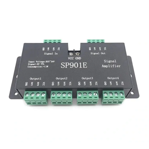 RGB підсилювач LT сигналу SPI  5-24V для адресної стрічки RGB/RGBW 072021