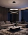 Люстра підвісна Goldlux Diana LED 44W 4000K чорний 336736 Люстра підвісна Goldlux Diana LED 44W 4000K чорний 336736