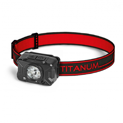 Налобный светодиодный аккумуляторный LED фонарь Titanum 170Lm 8500K IPX3 TLF-H09