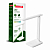 Настольная LED лампа аккумуляторная Eurolamp 6W 1200mAh 3000-6000К белая LED-TLB-6W(white)