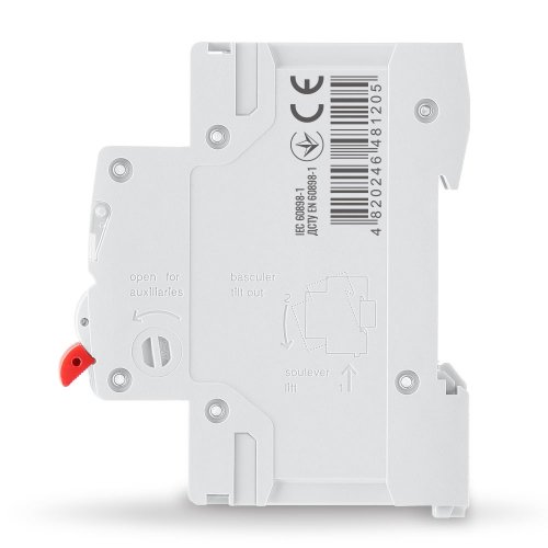 Автоматичний вимикач Videx RESIST RS4 2п 16А З 4,5кА VF-RS4-AV2C16