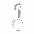 Подвесной светильник Nordlux Gaston E27 голубой 2412653006 Подвесной светильник Nordlux Gaston E27 голубой 2412653006