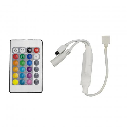 Контроллер Prolum RGB IR Mini 5-24V 6А (24 кнопки) Bluetooth TUYA HomeLink с пультом 404020