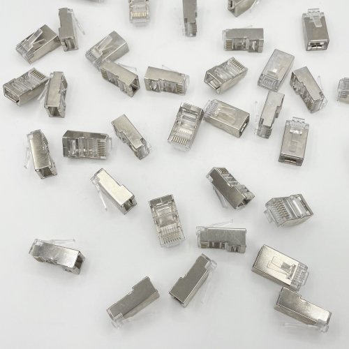 Конектор Gear RJ-45 САТ.5E екранований 8P8C FTP 100шт GC-FTPC5E8P8CRJ45-100