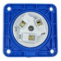 Розетка силова промислова TP Electric 3x32A 2P+PE із заземленням 75x75мм пряма 60-40-88 Розетка силова промислова TP Electric 3x32A 2P+PE із заземленням 75x75мм пряма 60-40-88