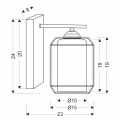 Светильник настенный Candellux JONERA 21-10186