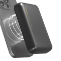 Портативное зарядное устройство (повербанк) Videx 10000mAh PD20W с беспроводной зарядкой Grey VPB-W102-G