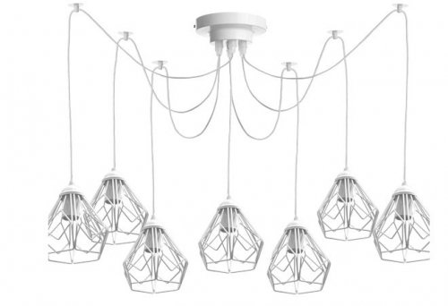 Люстра в стиле лофт MSK Electric NL 538-7 W spider 613814