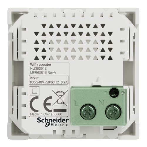 Wifi ретранслятор Schneider Unica New NU360518 білий