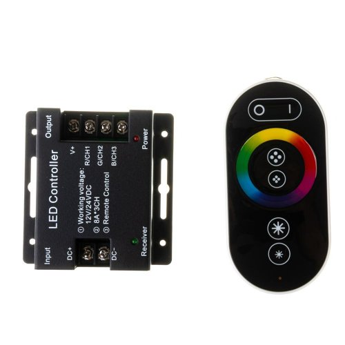 Контроллер с пультом RF RGB MTK electro 24А 576W (6 кнопок) 1009684 Контроллер с пультом RF RGB MTK electro 24А 576W (6 кнопок) 1009684