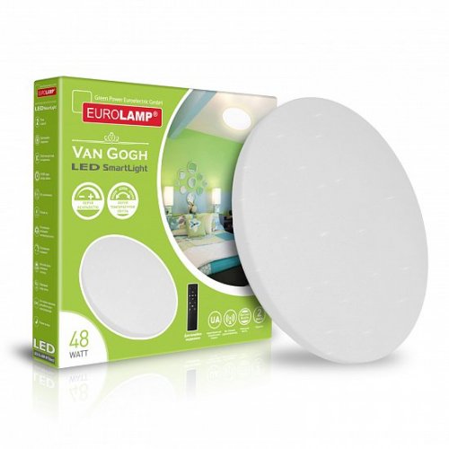 LED світильник Eurolamp Smart Light 48W 3000K-6500K LED-SL-48W-N17(deco) LED світильник Eurolamp Smart Light 48W 3000K-6500K LED-SL-48W-N17(deco)
