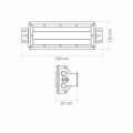 LED светильник высотный линейный Videx 50W 5000К IP65 VL-HB022-0505B