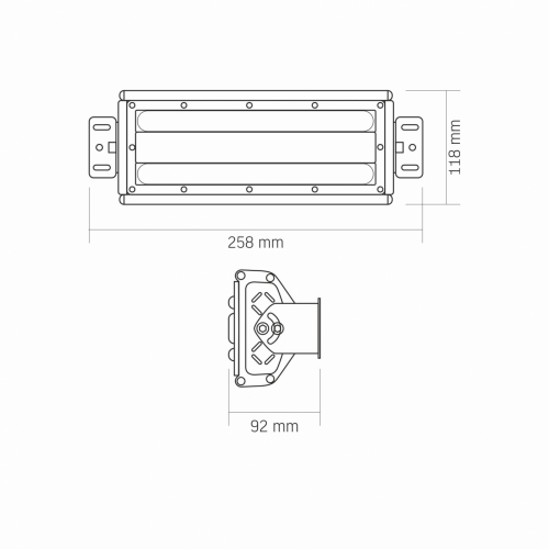 LED светильник высотный линейный Videx 50W 5000К IP65 VL-HB022-0505B