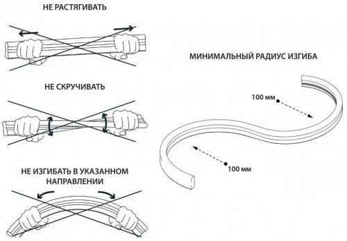 Світлодіодний неон Prolum GL SMD2835 8x16 120шт/м 10W/м IP68 220V зелений 160009