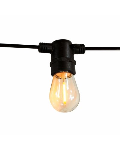 Вулична гірлянда Goldlux Party F2 E27 10x6W 2200K IP44 з лампочками 310323