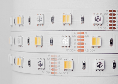 LED стрічка Mi-Light SMD5050 RGB+WW+CW 60шт/м 14.4W/m IP20 12V (RGB+CCT) MI-LED-RGBW60CCT1220