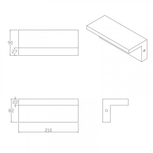 Вуличний світильник LED Goldlux TESA 10W 4000K IP54 324047