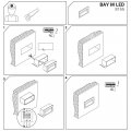 Светильник уличный встраиваемый Nowodvorski BAY LED M 5W IP65 3000К 8165