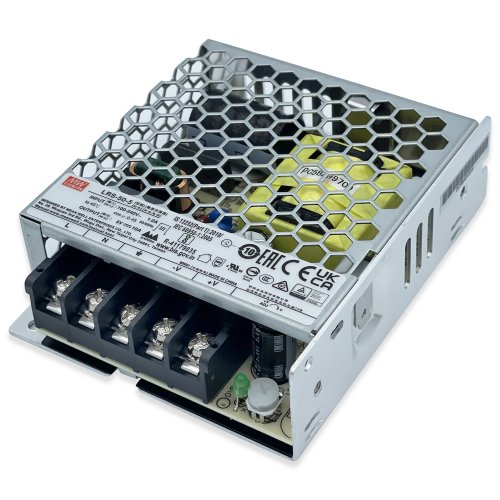 Блок питания Mean Well 50W 10A 5V LRS-50-5