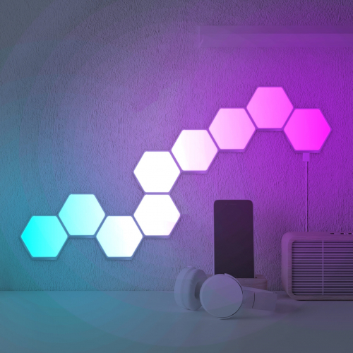 Светильник настенный Goldlux Maya 9x10W RGB IP20 с пультом 331458