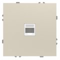 Розетка Ardero ER151PC-C Soft одинарна комп'ютерна шампань 8678 Розетка Ardero ER151PC-C Soft одинарна комп'ютерна шампань 8678