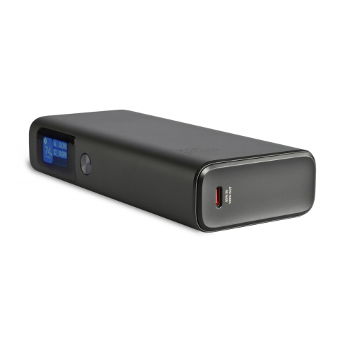 Портативний зарядний пристрій (повербанк) Videx 20000mAh 130W +Display VPB-323-B