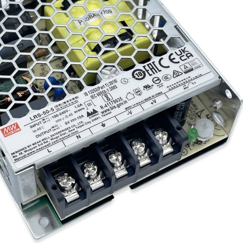 Блок питания Mean Well 50W 10A 5V LRS-50-5