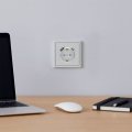 Розетка Ardero Soft ER123USB-S USB-A + USB-C 20W одинарная с заземлением серебро 8669