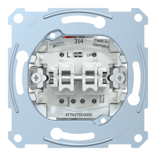 Механизм кнопочного выключателя рольставней 1-полюсный Schneider MTN3755-0000
