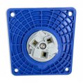Розетка силова промислова TP Electric 3x16A 2P+PE із заземленням кутова 60-40-80