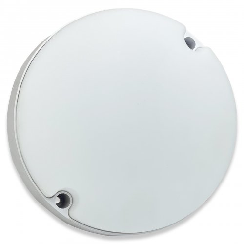 LED світильник Eurolamp накладний круглий ЖКГ G8 12W 5000K з датчиком руху LED-NLR-12/50(sensor)(G8)
