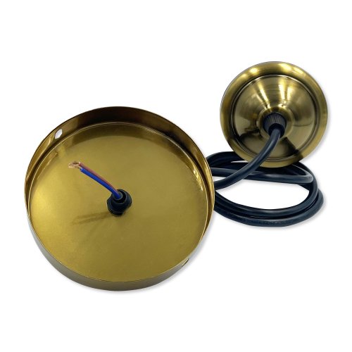 Патрон подвесной люстровый Свит-Буд Электро Е27 1м металлическая основа золото 65-30-32